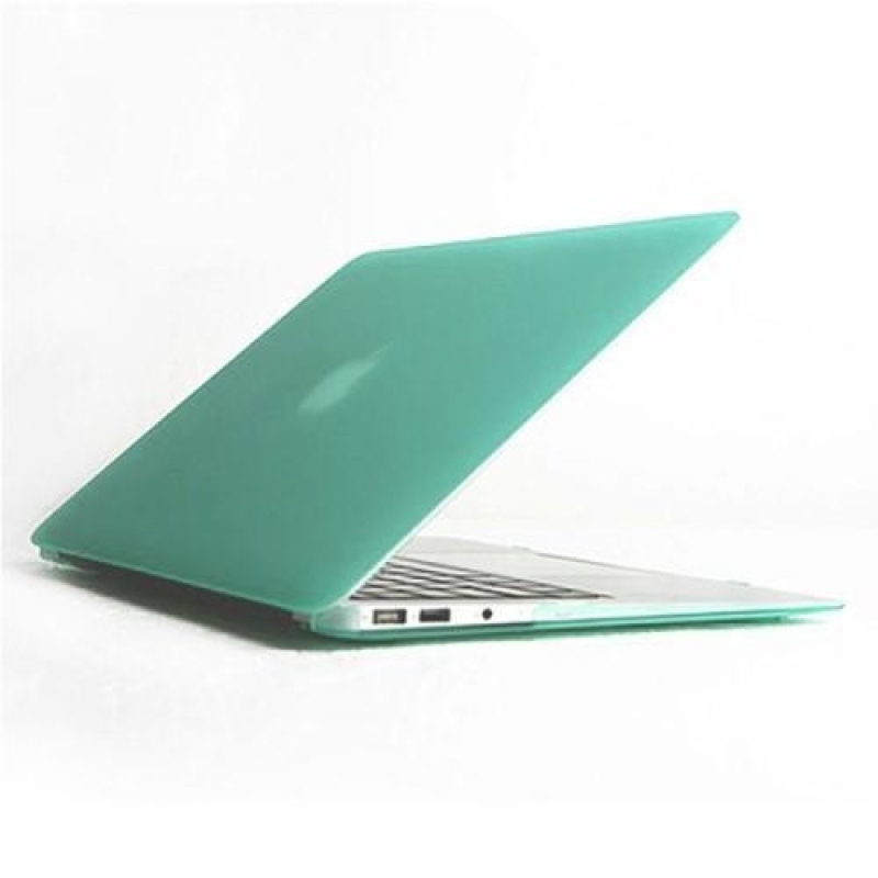 Enky set matný plastový obal, chránič klávesnice a protiprachová zástrčka na MacBook Air 13.3 - zelený