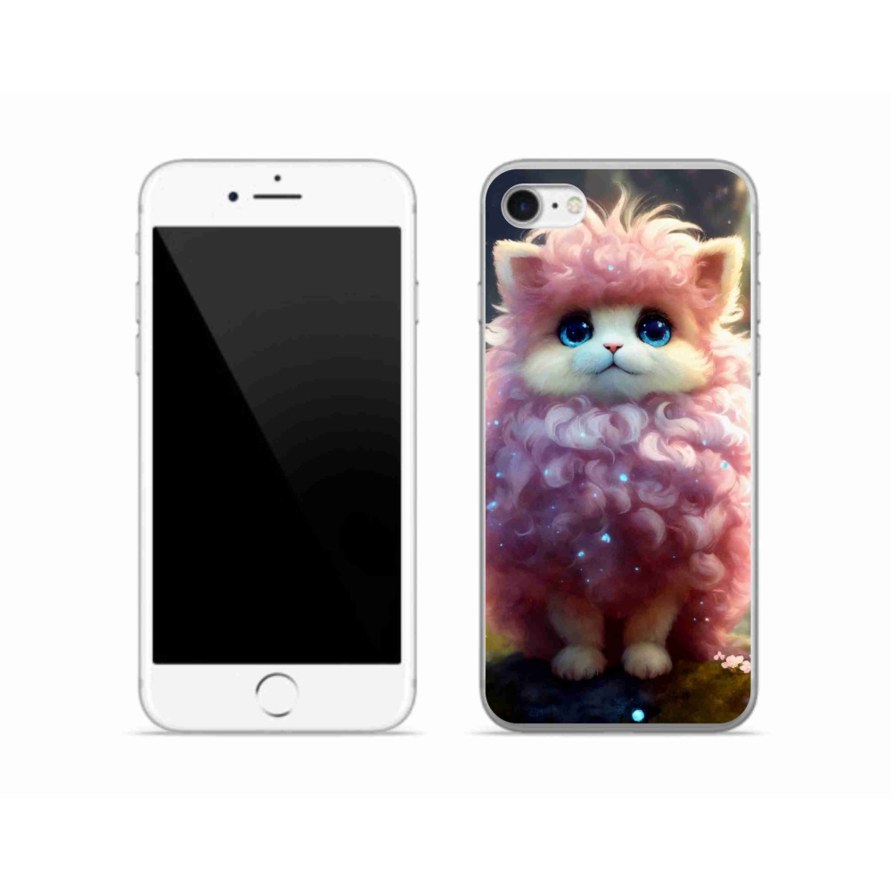 Gelový kryt mmCase na iPhone SE (2020) - roztomilé kotě 4
