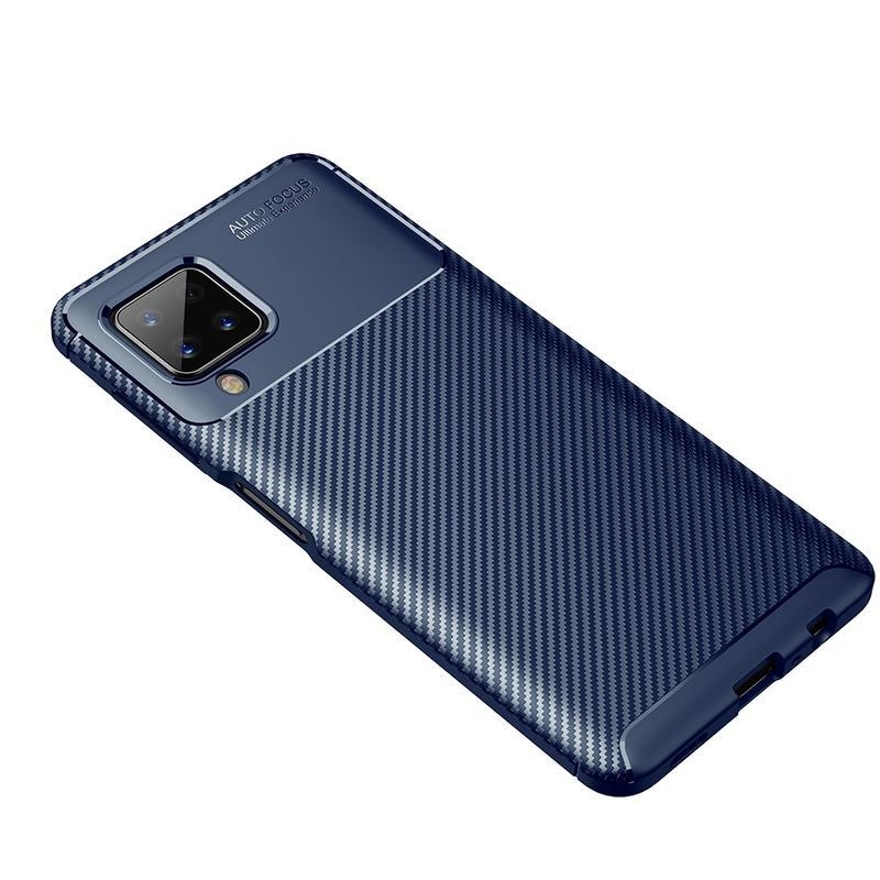 Fiber odolný gelový obal na mobil Samsung Galaxy A12/M12 - modrý