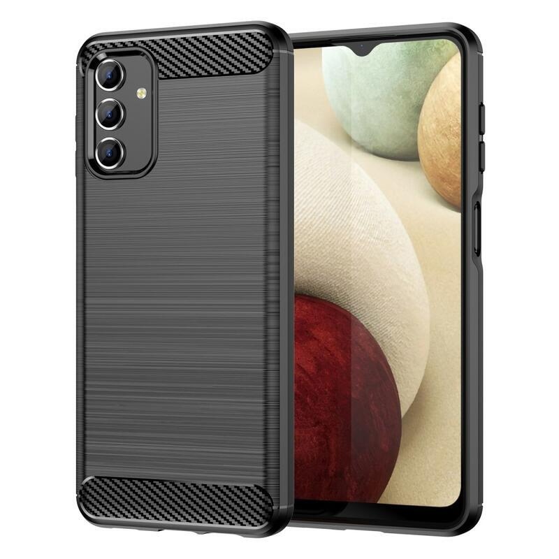 Fiber odolný gelový obal na mobil Samsung Galaxy A13 5G/Galaxy A04s (164.7 x 76.7 x 9.1 mm) - černý
