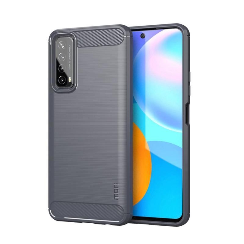 Fiber odolný gelový obal na telefon Huawei P Smart (2021) - šedý
