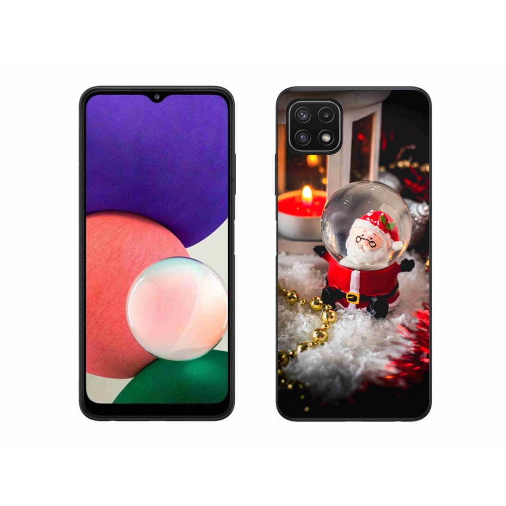 Gelový kryt mmCase na Samsung Galaxy A22 5G - Santa Claus 1