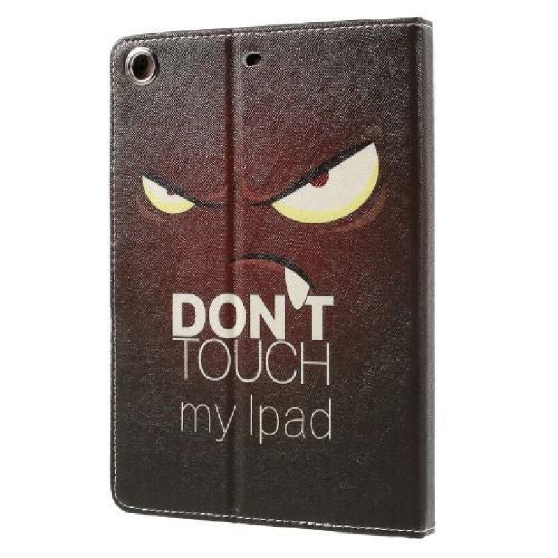 Flash PU kožené pouzdro na iPad mini, iPad mini 2, iPad mini 3 - don´t touch
