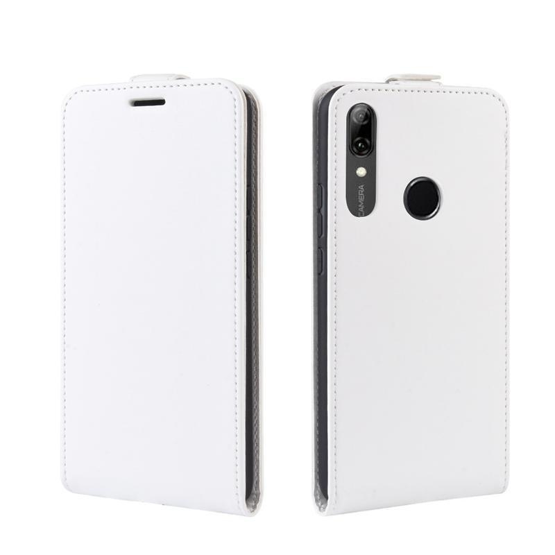 Flipové PU kožené pouzdro na mobil Huawei P Smart Z/Honor 9X - bílé