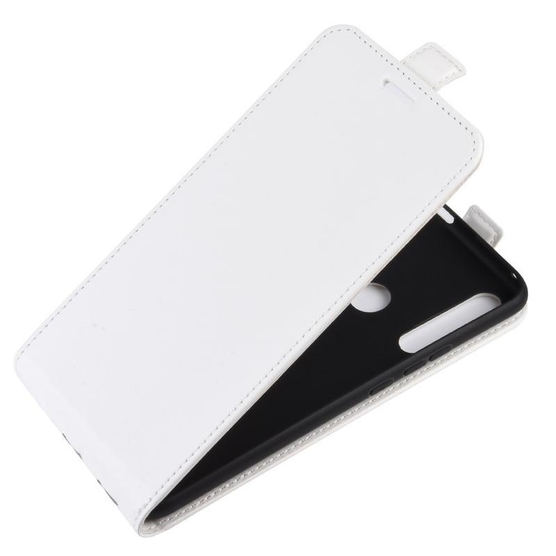Flipové PU kožené pouzdro na mobil Huawei P Smart Z/Honor 9X - bílé