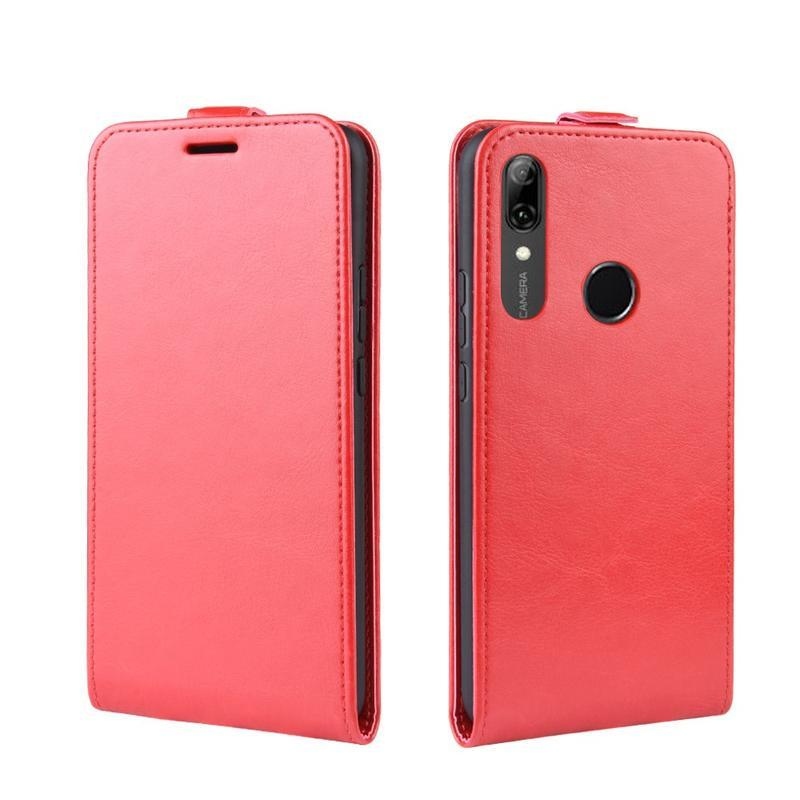 Flipové PU kožené pouzdro na mobil Huawei P Smart Z/Honor 9X - červené