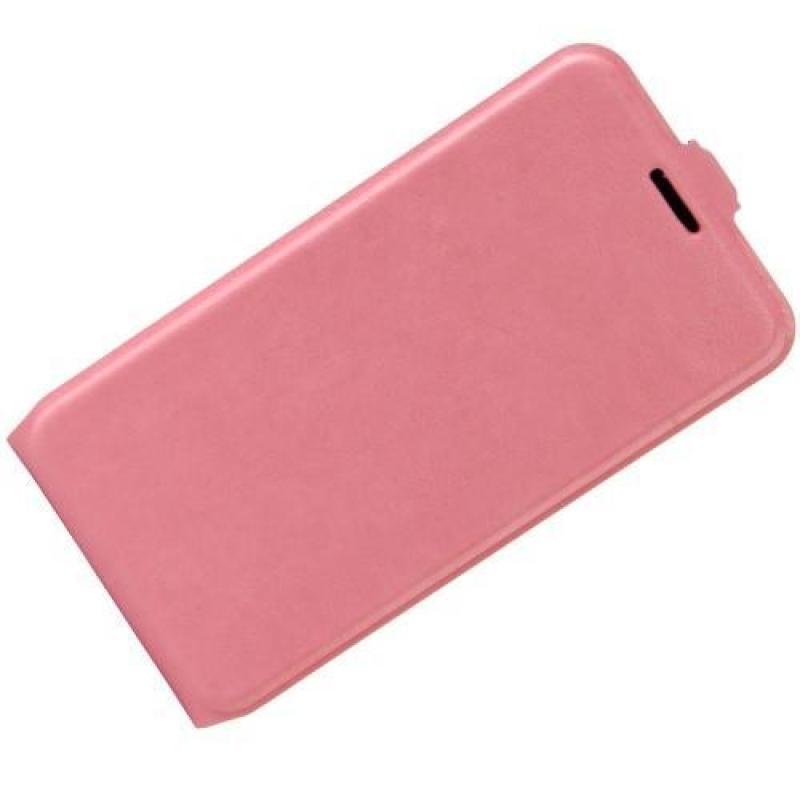Flipové PU kožené pouzdro na mobil Huawei P10 - růžové