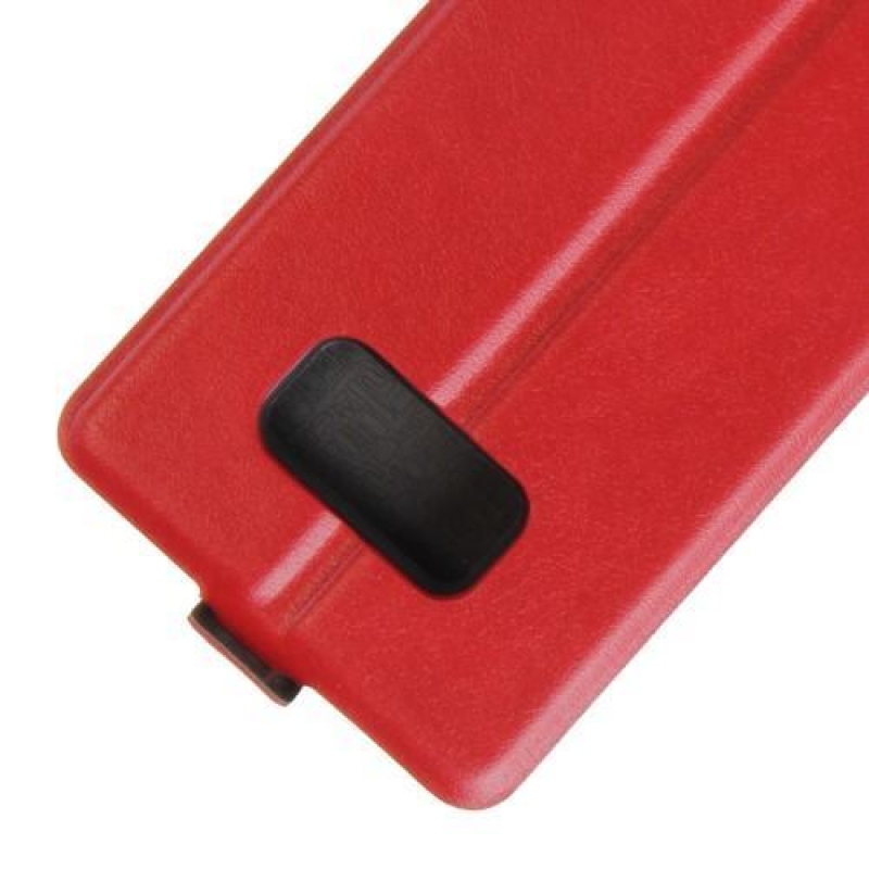 Flipové PU kožené pouzdro na Samsung Galaxy S8 Plus - červené