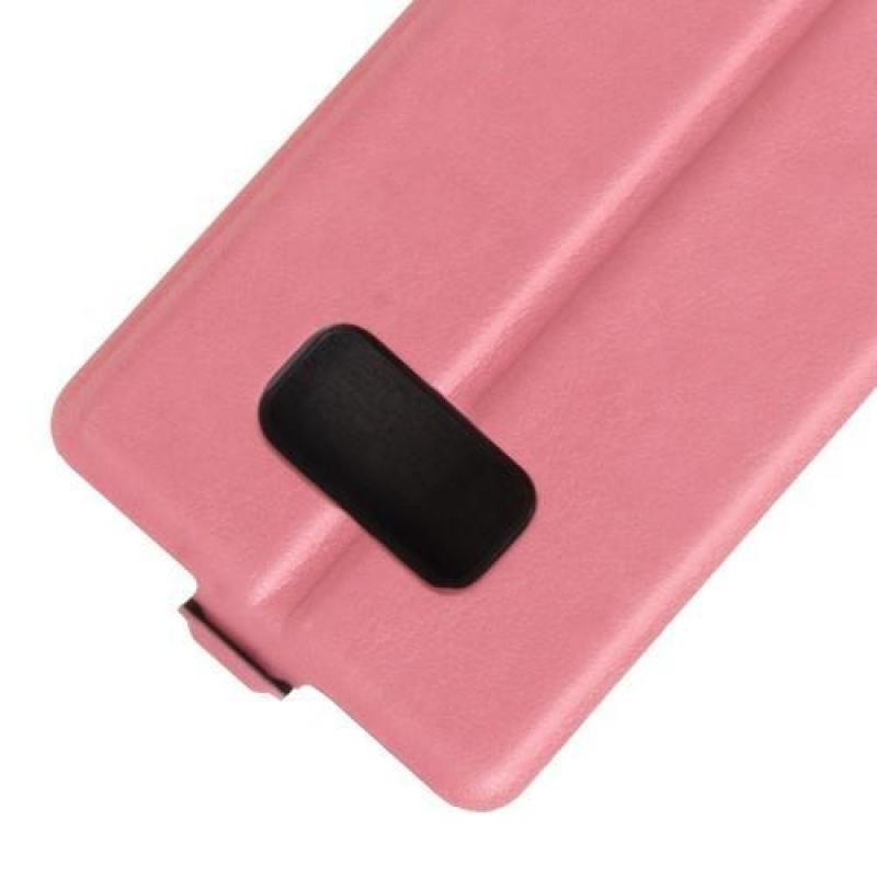 Flipové PU kožené pouzdro na Samsung Galaxy S8 Plus - růžové