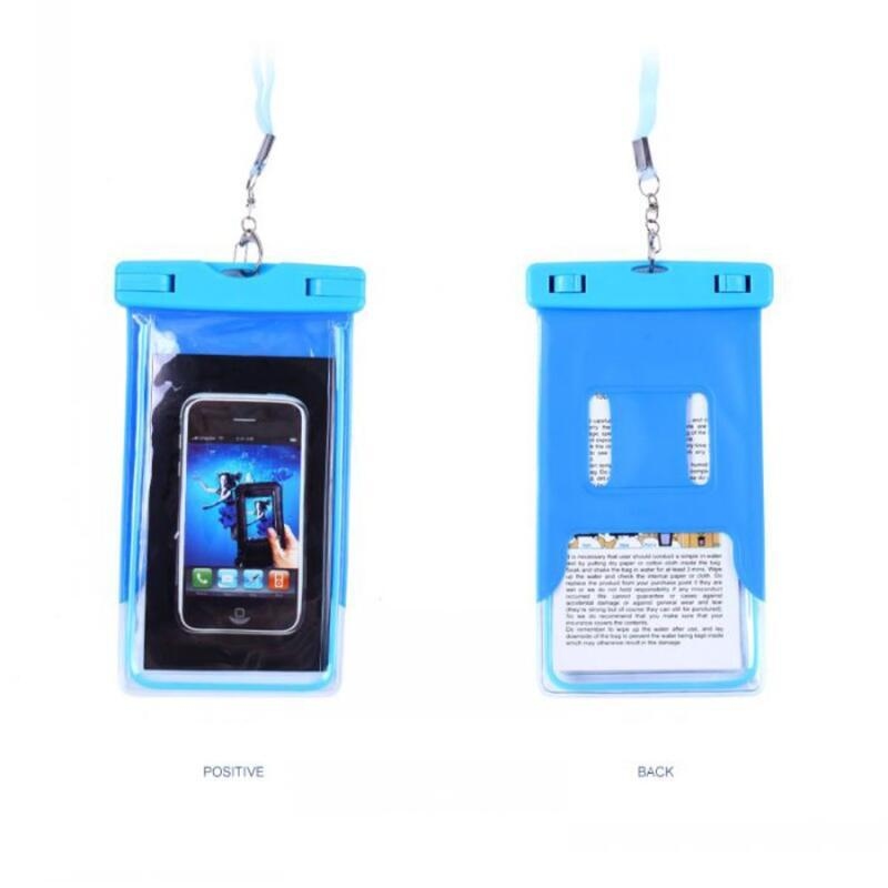 Fluore univerzální vodotěsný obal pro mobily do 10,7 x 17,3cm - modrý