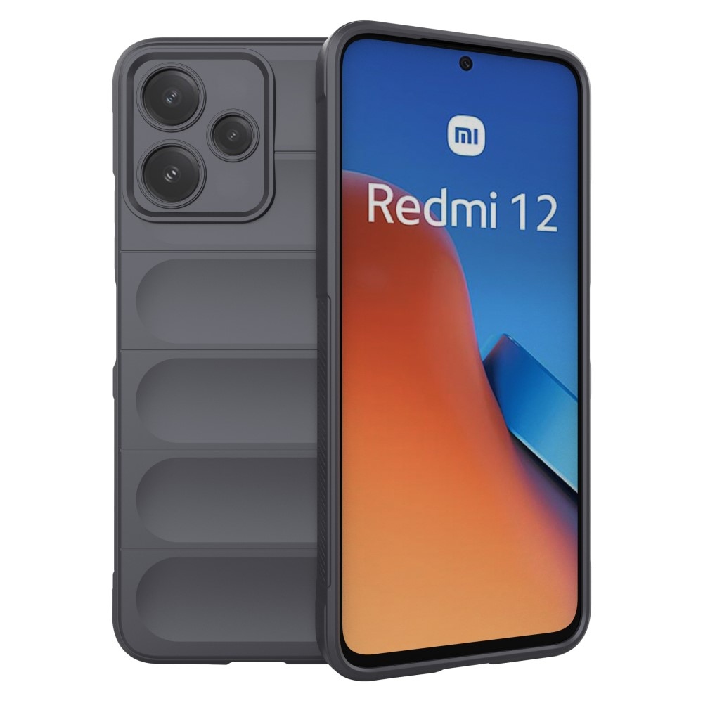 Rugg odolný gelový obal na Xiaomi Redmi 12 5G - šedý