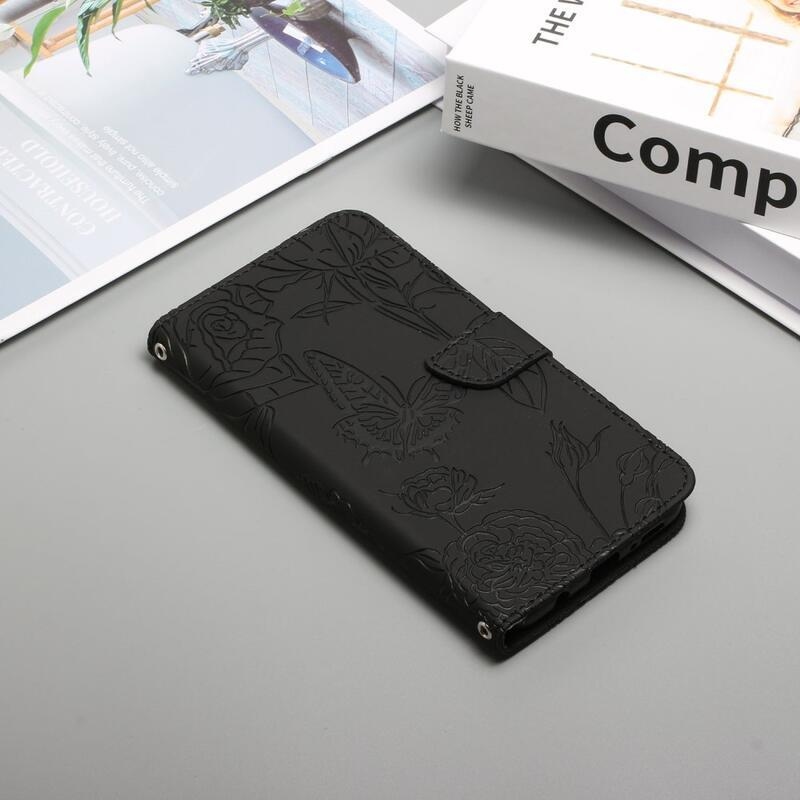 Gami PU kožené peněženkové pouzdro na mobil Xiaomi Poco F4 GT - černé
