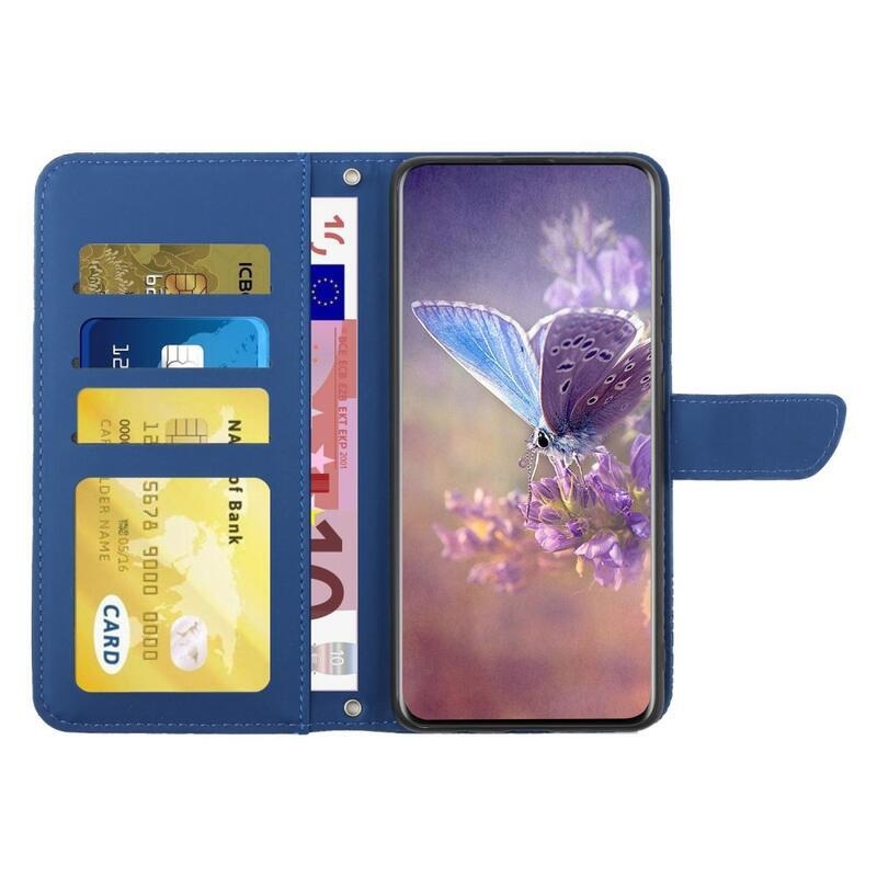 Gami PU kožené peněženkové pouzdro na mobil Xiaomi Poco F4 GT - modré