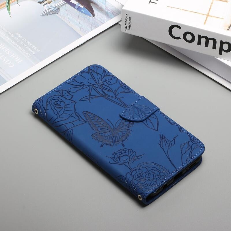 Gami PU kožené peněženkové pouzdro na mobil Xiaomi Poco F4 GT - modré