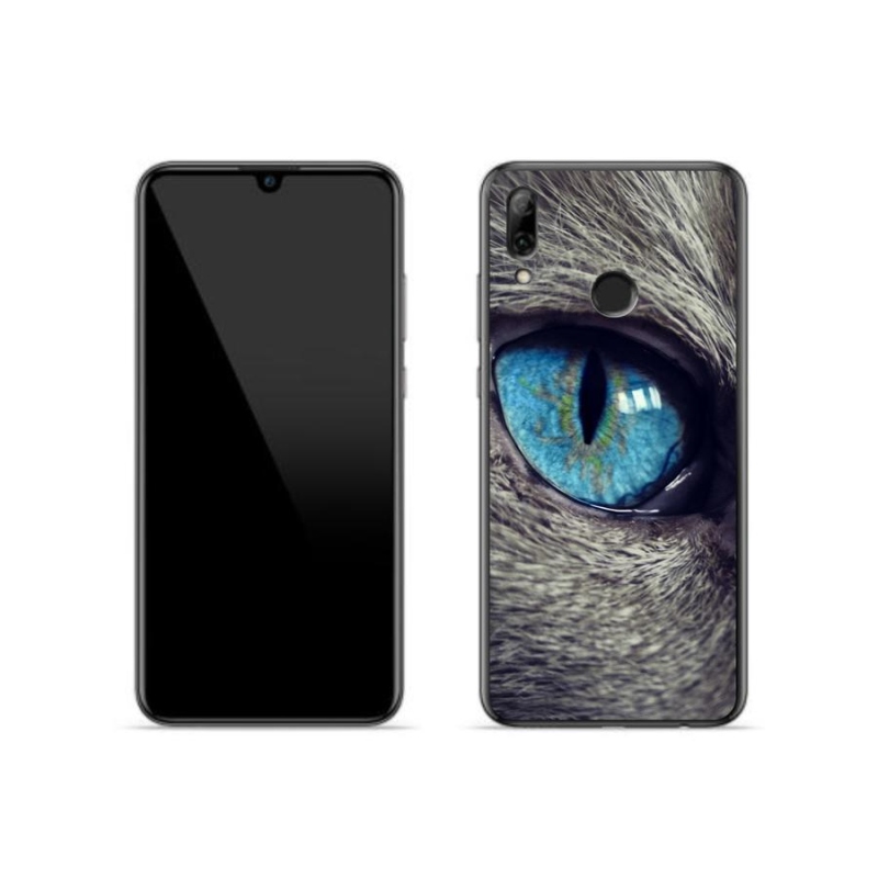 Gelové pouzdro mmCase na mobil Honor 10 Lite - modré kočičí oko