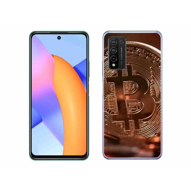 Gelové pouzdro mmCase na mobil Honor 10X Lite - bitcoin