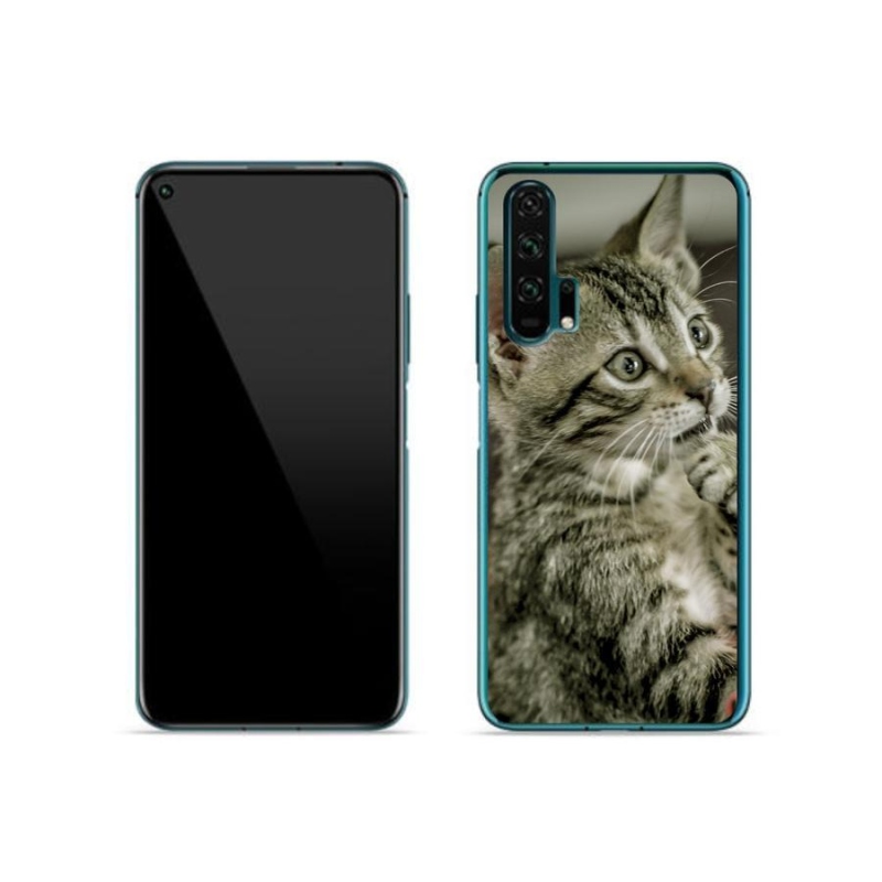 Gelové pouzdro mmCase na mobil Honor 20 Pro - roztomilá kočka