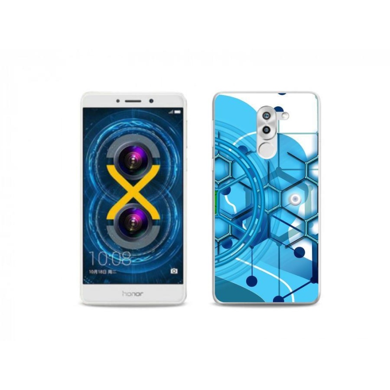 Gelové pouzdro mmCase na mobil Honor 6X - abstraktní vzor 2