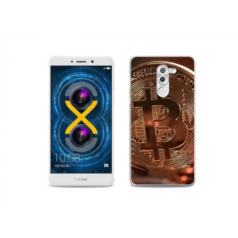 Gelové pouzdro mmCase na mobil Honor 6X - bitcoin