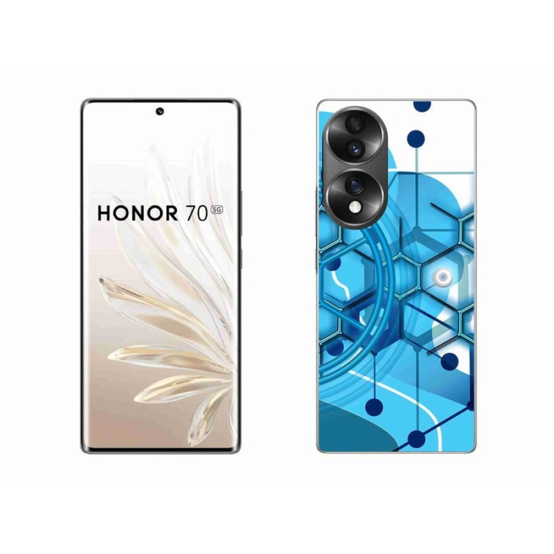 Gelové pouzdro mmCase na mobil Honor 70 - abstraktní vzor 2