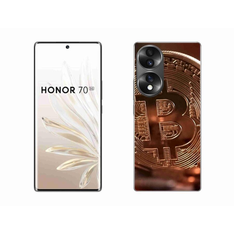 Gelové pouzdro mmCase na mobil Honor 70 - bitcoin