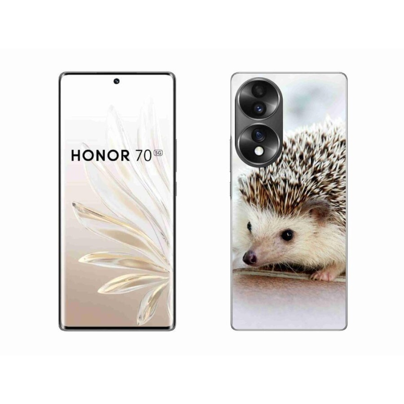 Gelové pouzdro mmCase na mobil Honor 70 - ježek