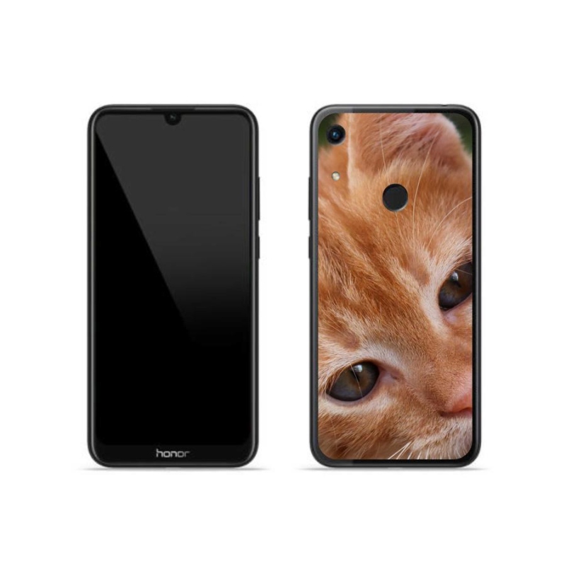 Gelové pouzdro mmCase na mobil Honor 8A - zrzavé kotě