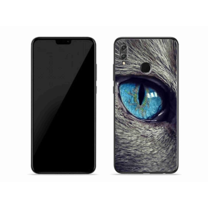 Gelové pouzdro mmCase na mobil Honor 8X - modré kočičí oko