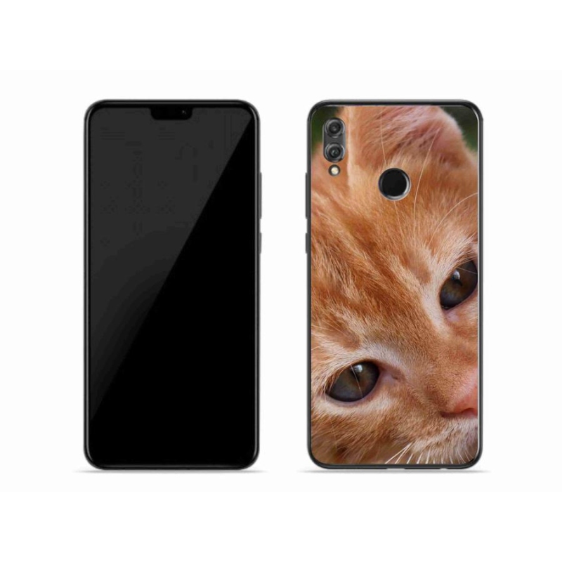 Gelové pouzdro mmCase na mobil Honor 8X - zrzavé kotě