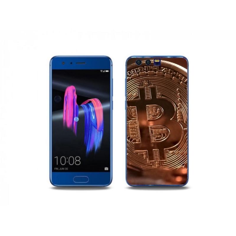 Gelové pouzdro mmCase na mobil Honor 9 - bitcoin