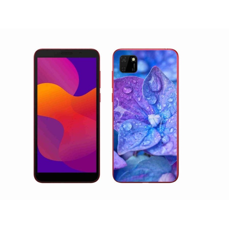 Gelové pouzdro mmCase na mobil Honor 9S - fialový květ