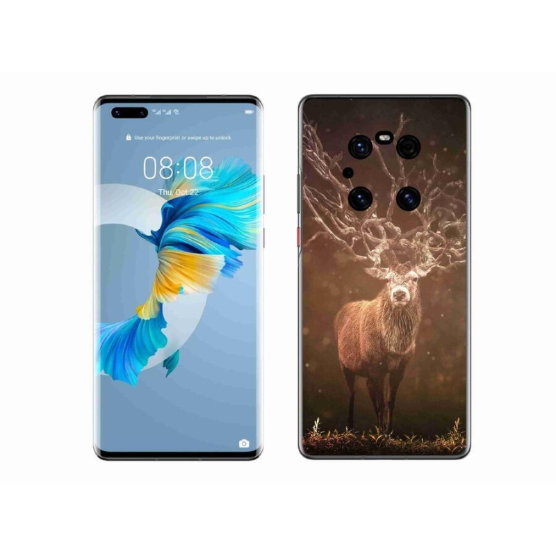 Gelové pouzdro mmCase na mobil Huawei Mate 40 Pro - jelen v záři