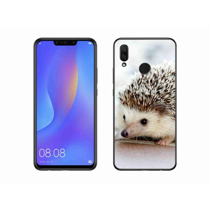 Gelové pouzdro mmCase na mobil Huawei Nova 3i - ježek