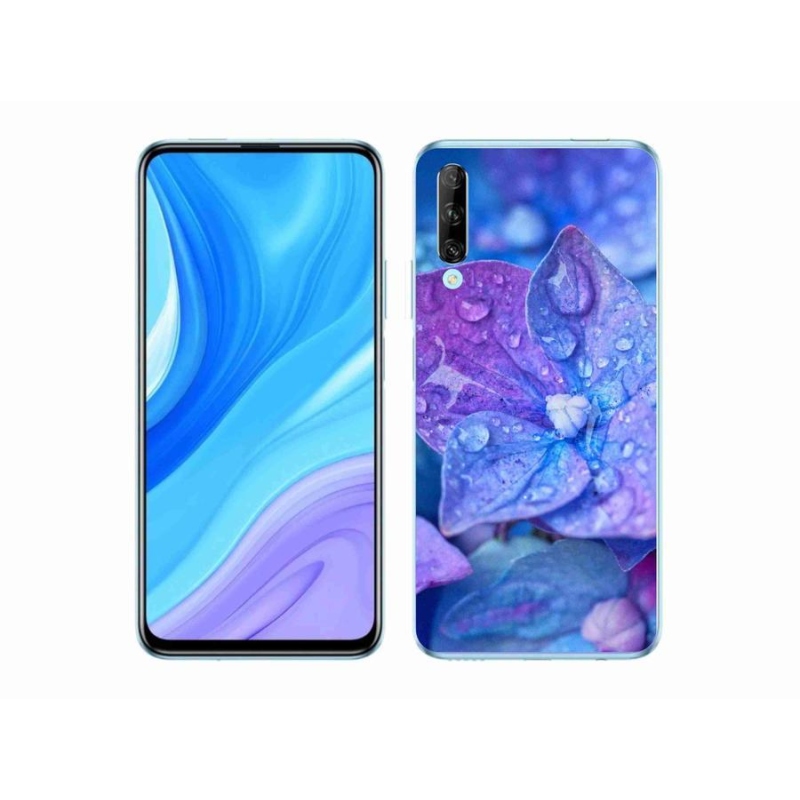 Gelové pouzdro mmCase na mobil Huawei P Smart Pro (2019) - fialový květ