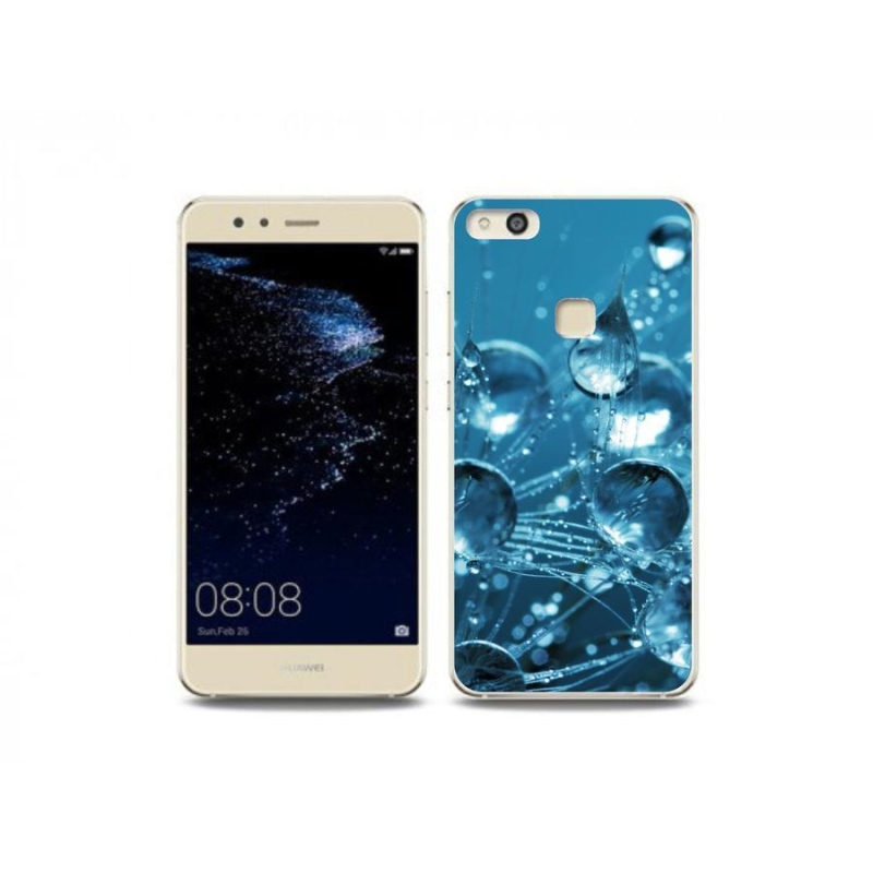 Gelové pouzdro mmCase na mobil Huawei P10 Lite - kapky vody