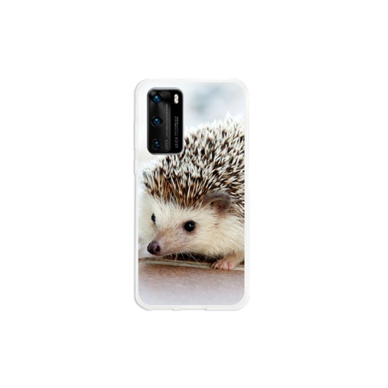 Gelové pouzdro mmCase na mobil Huawei P40 - ježek