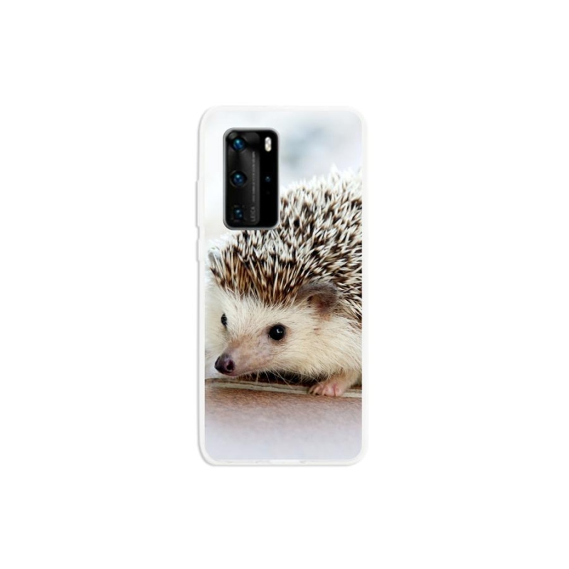 Gelové pouzdro mmCase na mobil Huawei P40 Pro - ježek