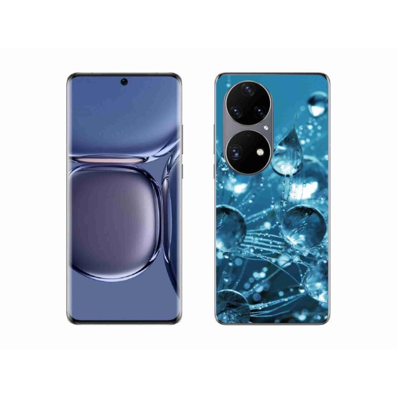 Gelové pouzdro mmCase na mobil Huawei P50 Pro - kapky vody