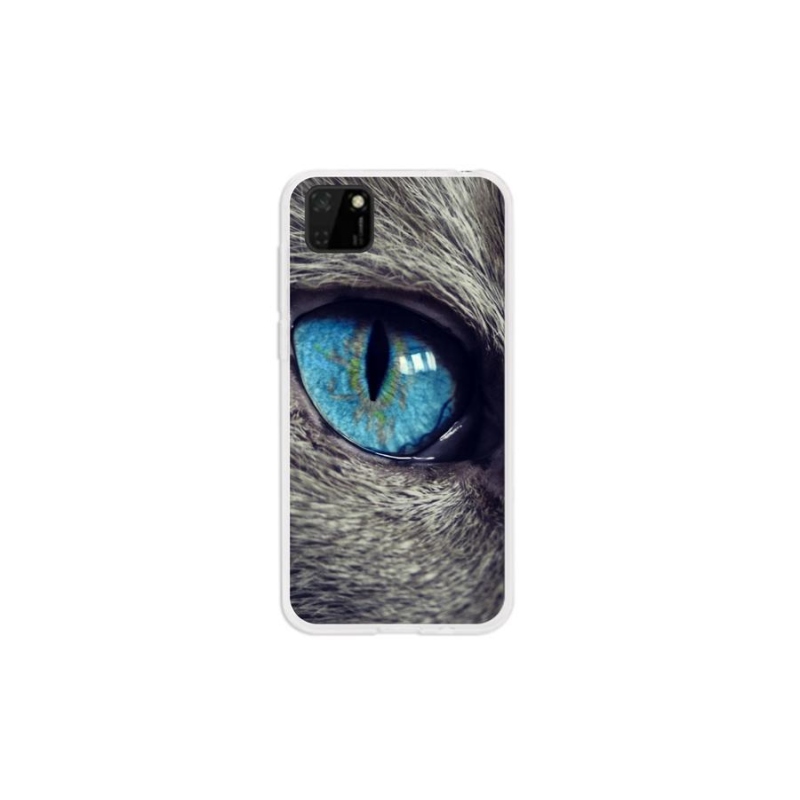 Gelové pouzdro mmCase na mobil Huawei Y5p - modré kočičí oko