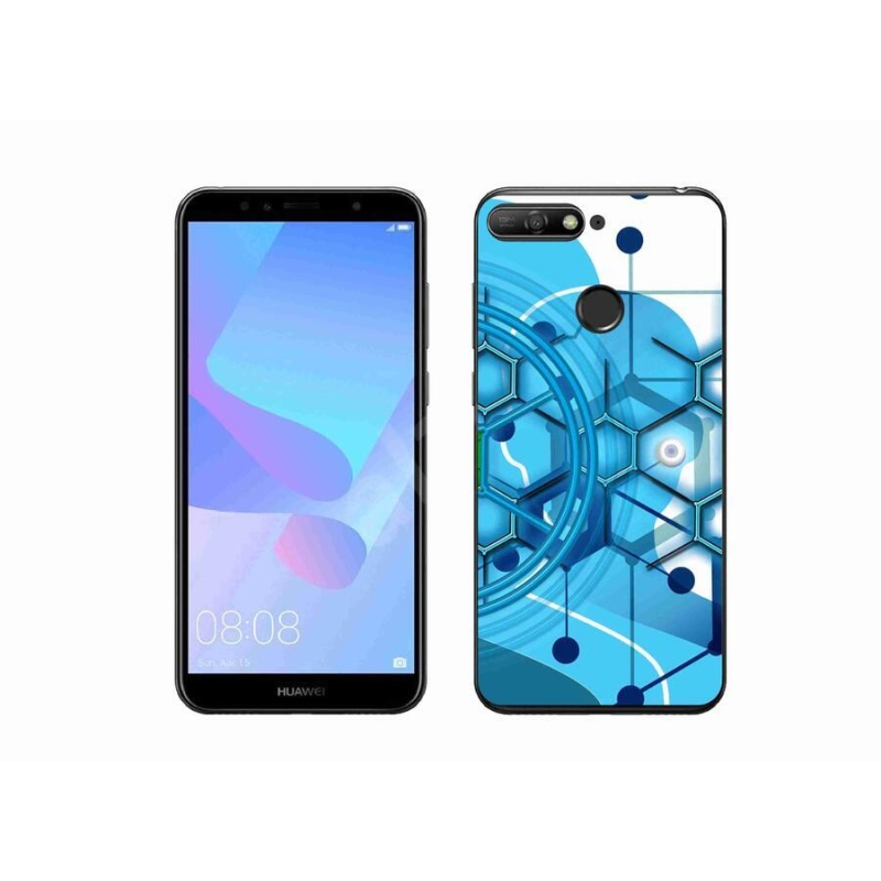 Gelové pouzdro mmCase na mobil Huawei Y6 Prime 2018 - abstraktní vzor 2