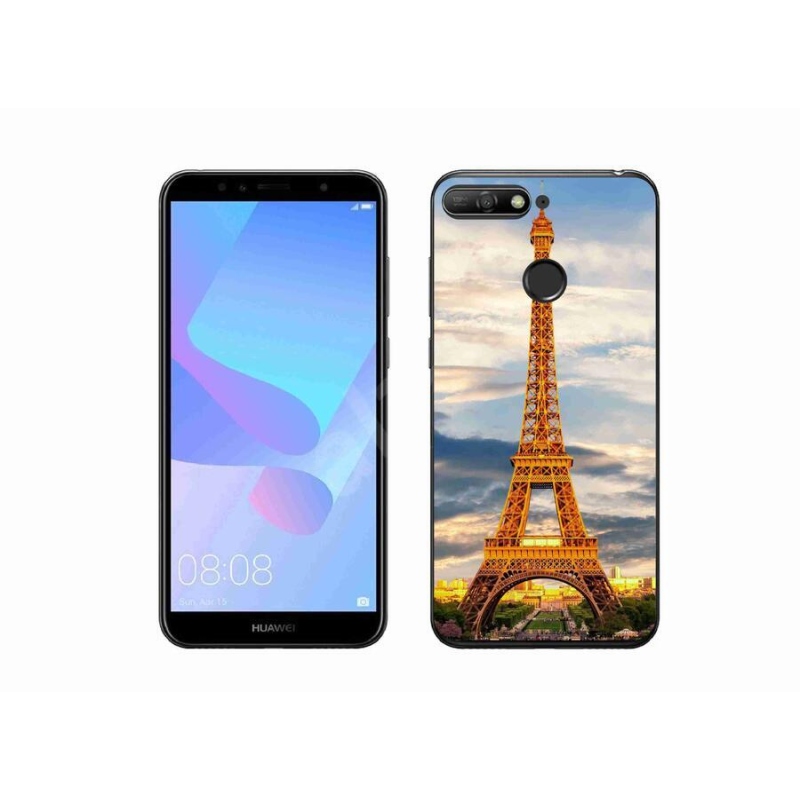 Gelové pouzdro mmCase na mobil Huawei Y6 Prime 2018 - eiffelova věž 3