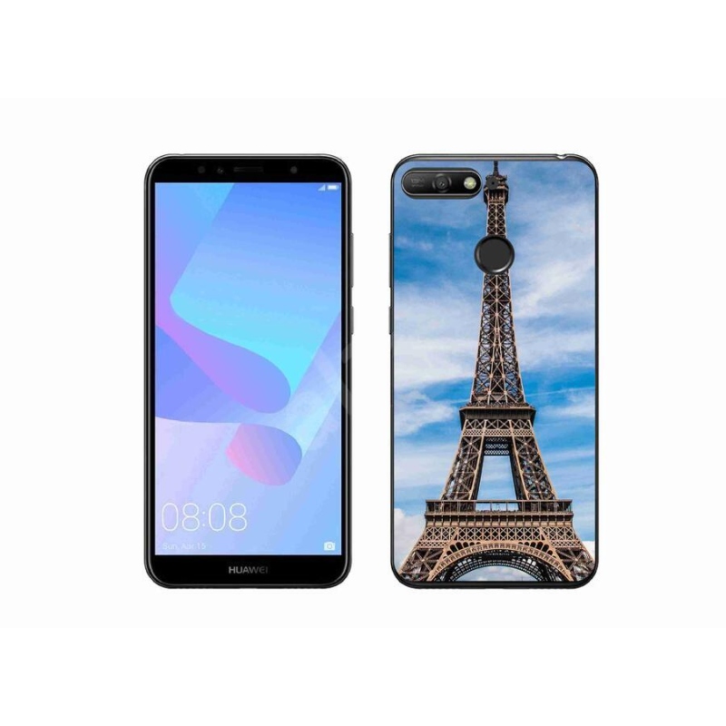 Gelové pouzdro mmCase na mobil Huawei Y6 Prime 2018 - eiffelova věž 4