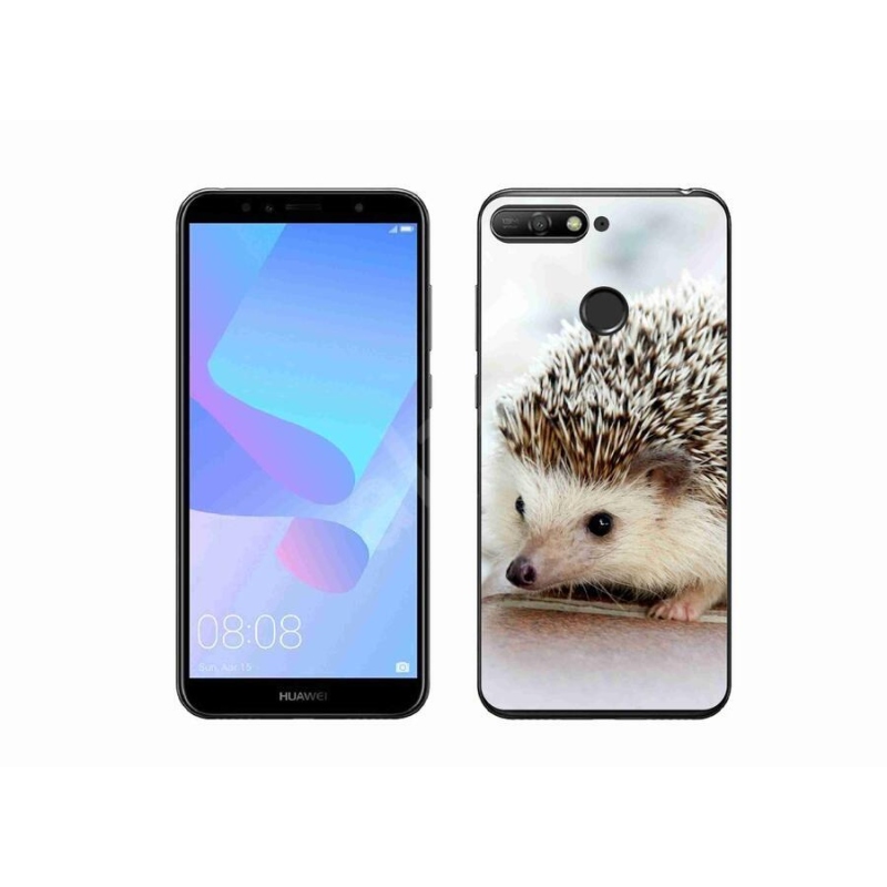 Gelové pouzdro mmCase na mobil Huawei Y6 Prime 2018 - ježek