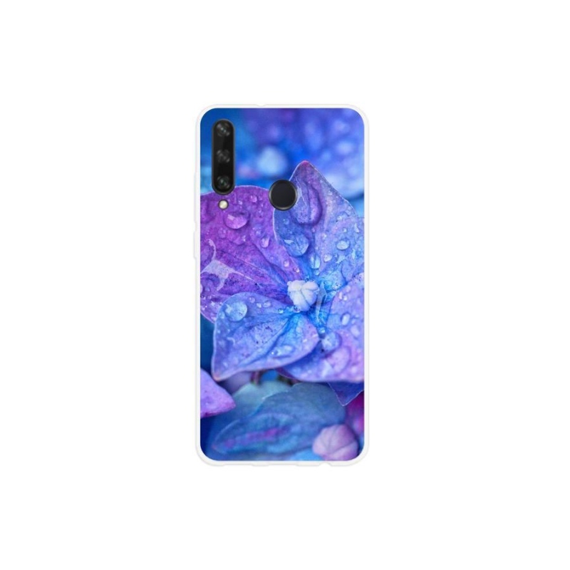 Gelové pouzdro mmCase na mobil Huawei Y6p - fialový květ