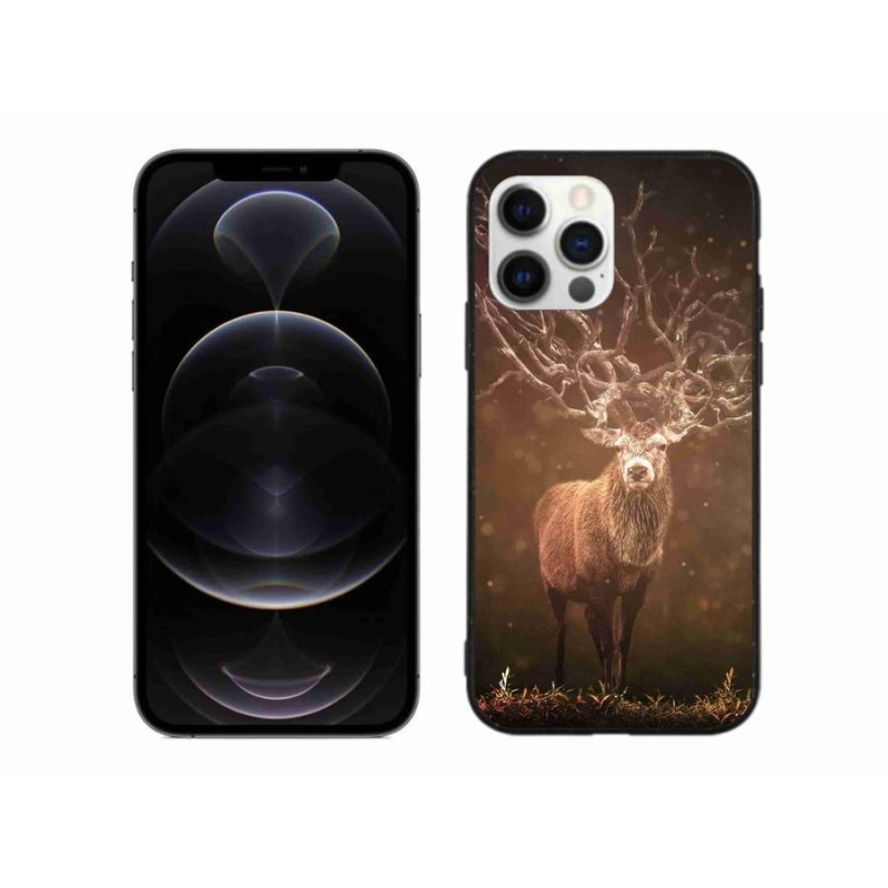 Gelové pouzdro mmCase na mobil iPhone 12 Pro Max - jelen v záři