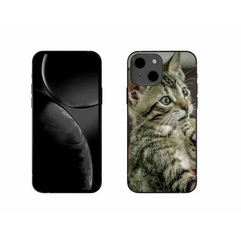Gelové pouzdro mmCase na mobil iPhone 13 6.1 - roztomilá kočka