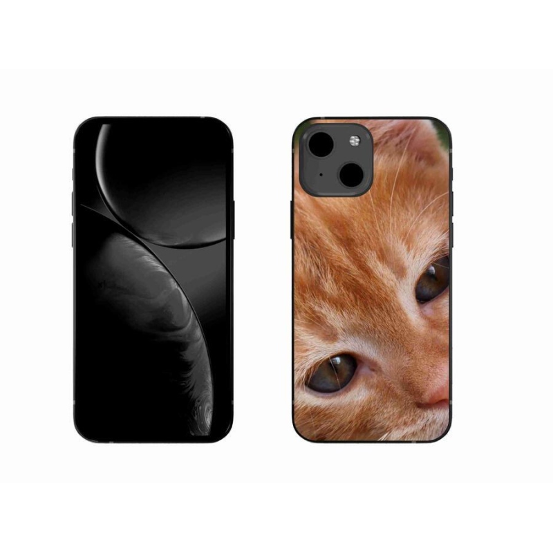 Gelové pouzdro mmCase na mobil iPhone 13 6.1 - zrzavé kotě