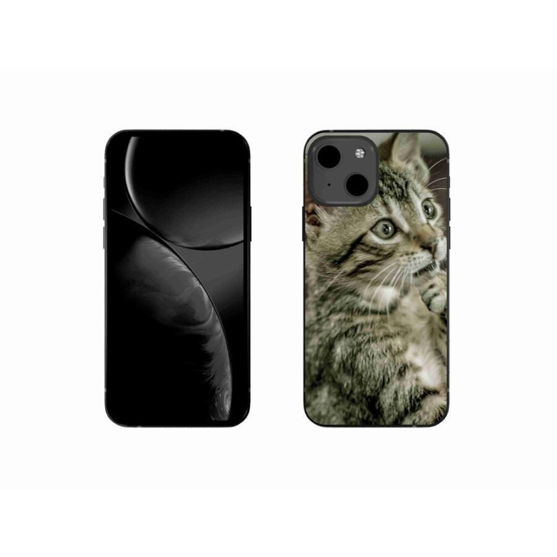 Gelové pouzdro mmCase na mobil iPhone 13 mini 5.4 - roztomilá kočka