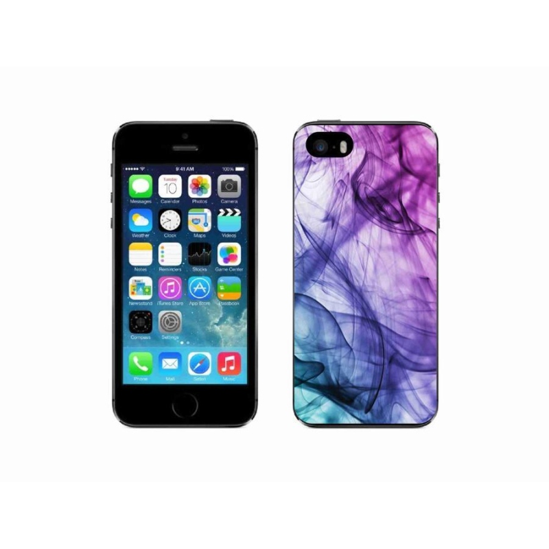 Gelové pouzdro mmCase na mobil iPhone 5/5s - abstraktní vzor