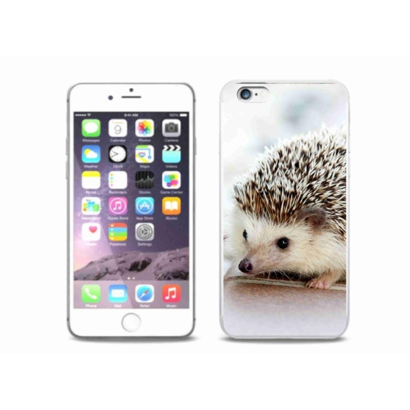 Gelové pouzdro mmCase na mobil iPhone 6/6S Plus - ježek